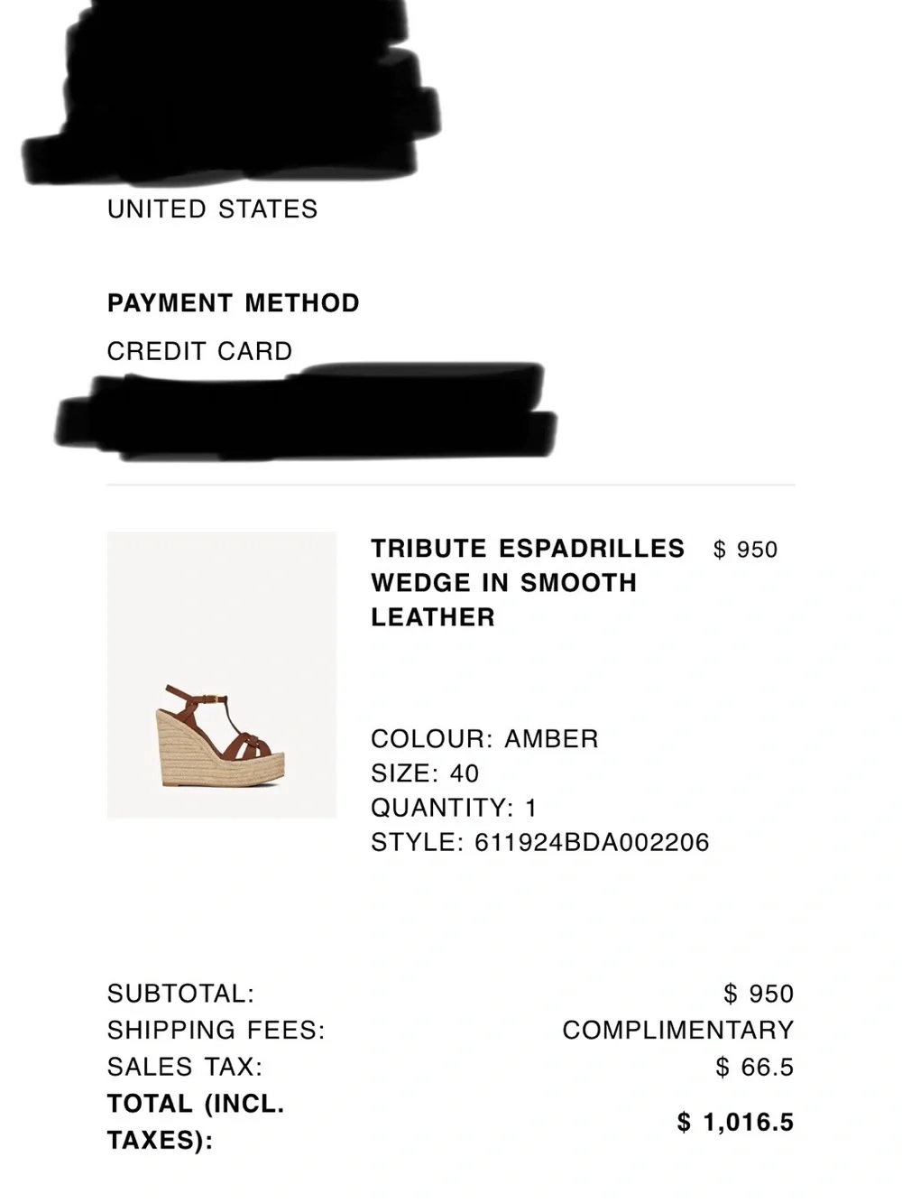 Saint Laurent authentic saint